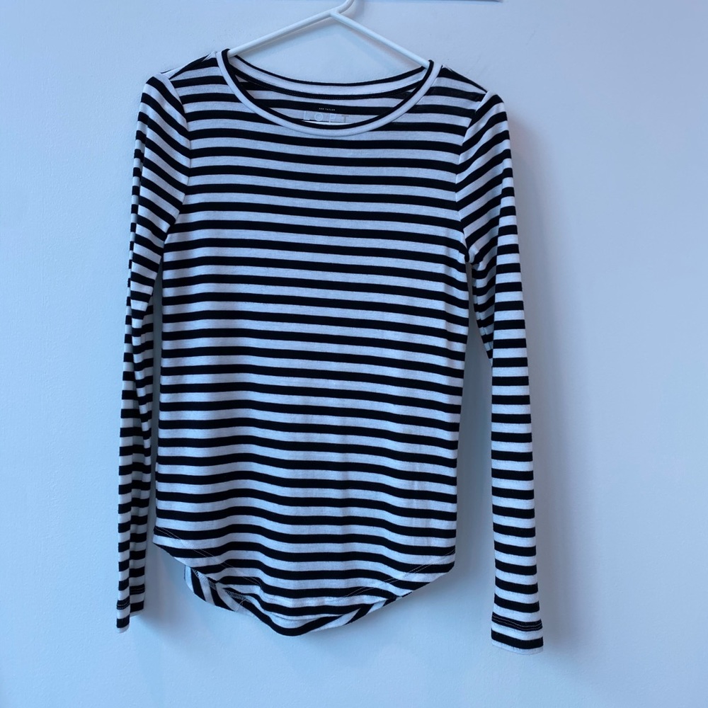 Loft Long-Sleeved Striped Tee